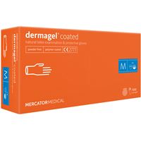 Univerzální chirurgické rukavice - Mercator Dermagel coated M, 100 ks