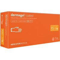 Univerzální chirurgické rukavice - Mercator Dermagel coated XS, 100 ks