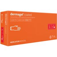 Univerzální chirurgické rukavice - Mercator Dermagel coated L, 100 ks