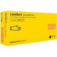 Rukavice pro široké použítí - Mercator Comfort powdered XS, 100 ks