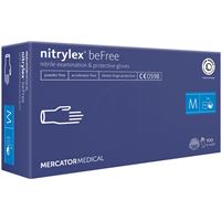 Nejjemnější jednorázové rukavice - Mercator Nitrylex beFree M, 100 ks