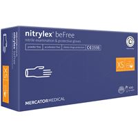 Nejjemnější jednorázové rukavice - Mercator Nitrylex beFree XS, 100 ks
