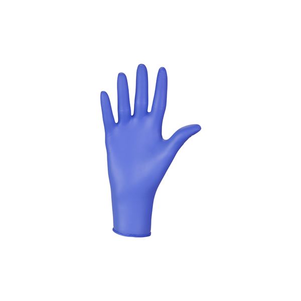 Nepudrované nitrilové rukavice - Mercator Nitrylex basic dark blue XS, 100 ks