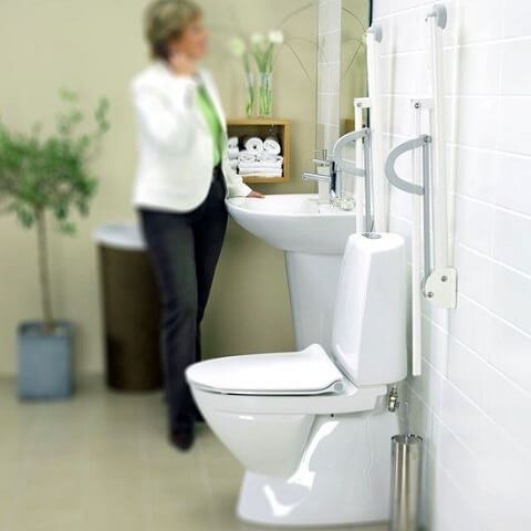Sklopné madlo Etac Optimal s podpůrnou nohou (ks) 
